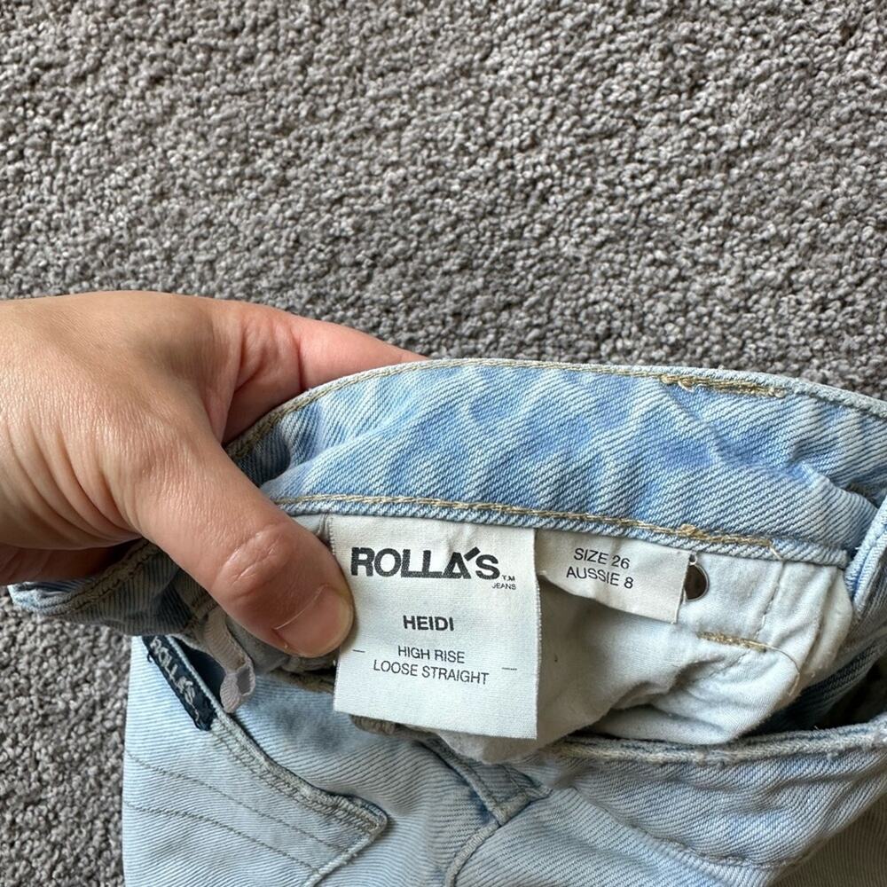 Rolla’s Heidi High Rise Loose Straight Jeans - Picture 4 of 8